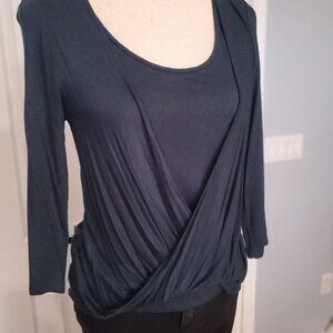 NWOT JLO Emerald Green 3/4 Sleeve Tunic Top